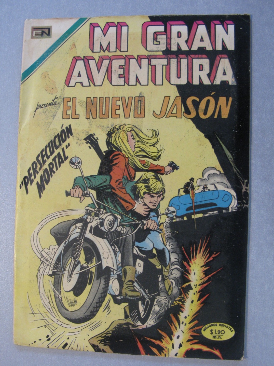 Mi gran Aventura Presenta: El Nuevo Jasón (Jason Quest) - Persecución mortal - #124 - Ed. Novaro 1970